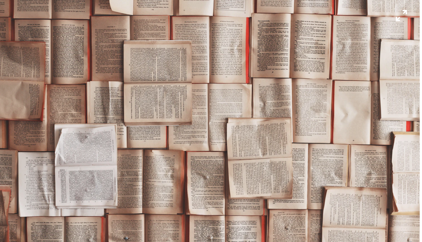 Open books laid on the floor