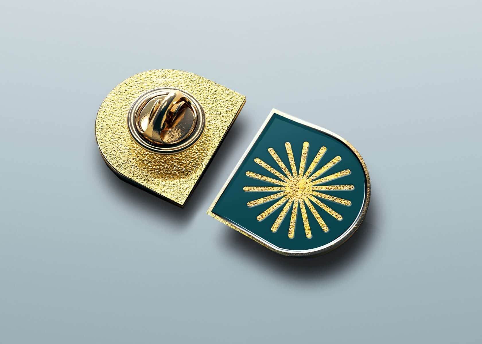 photo of branded lapel pin