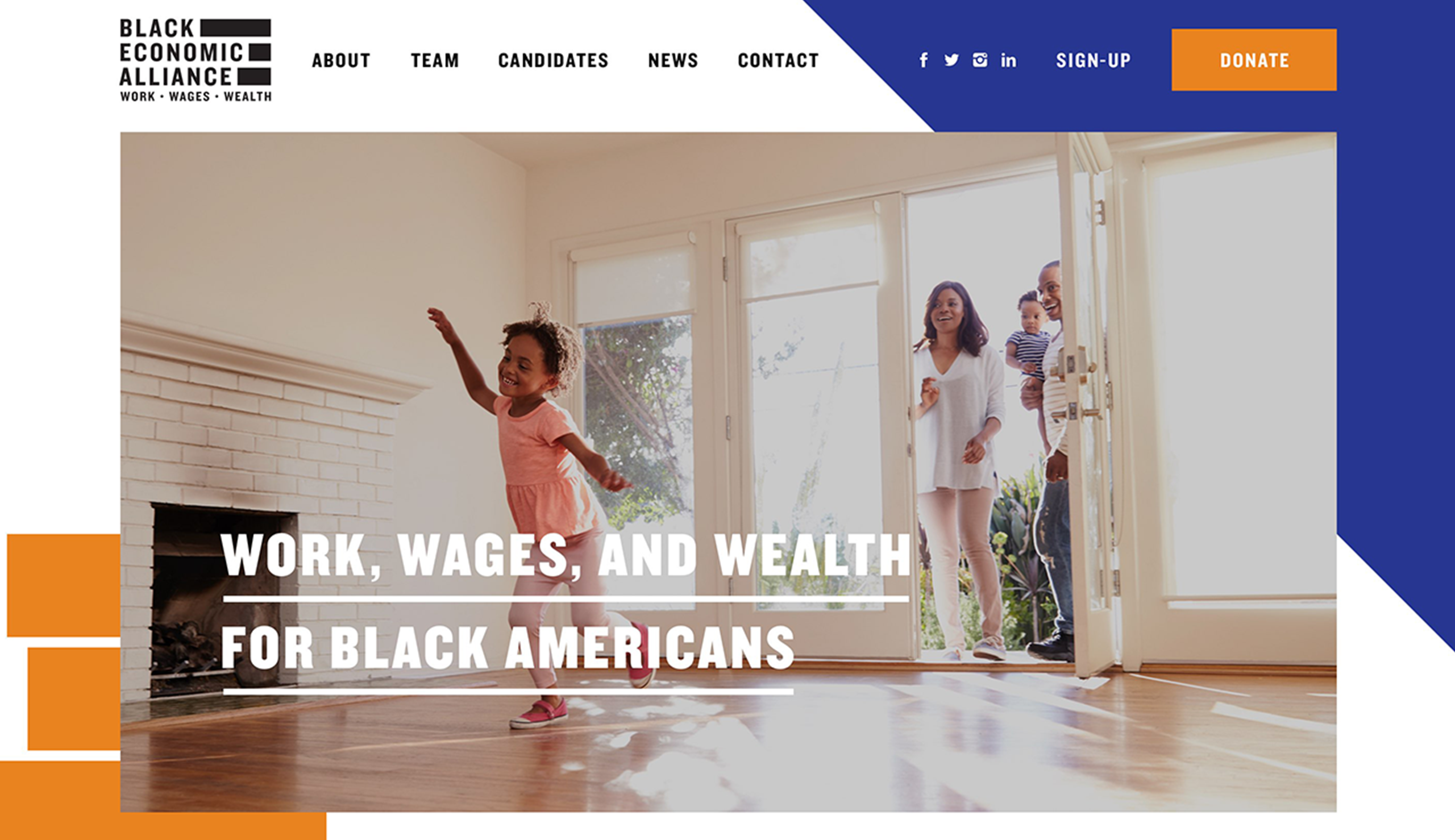 Black Economic Alliance homepage
