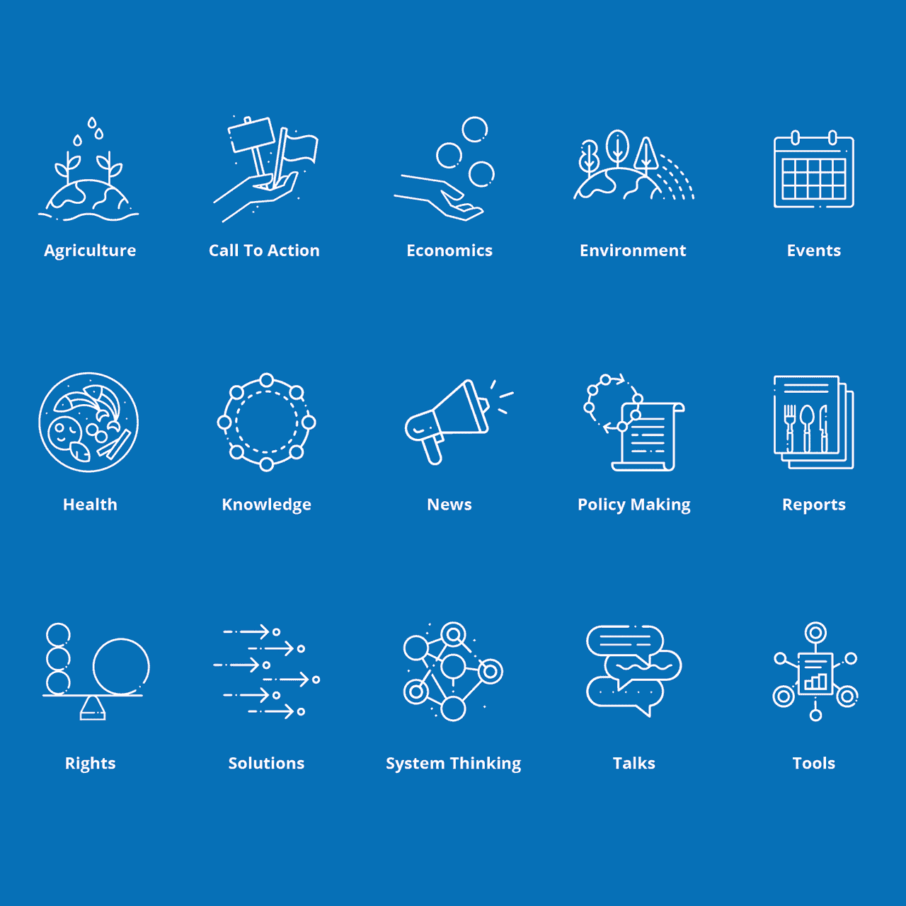 selection of icon designs