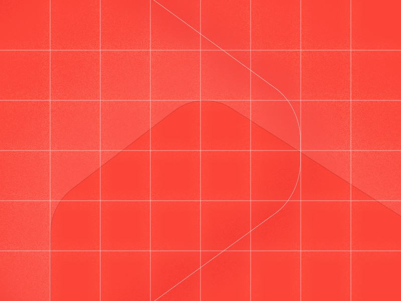 red graphic