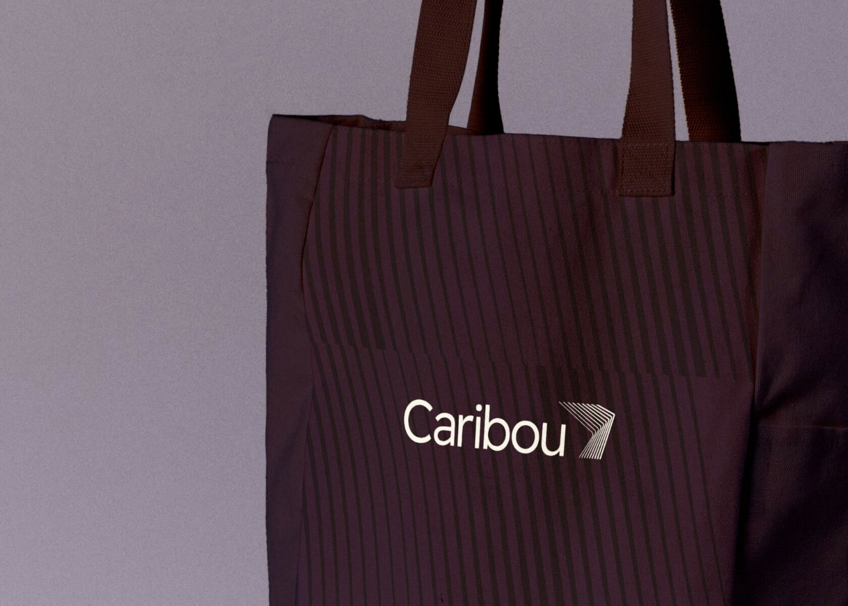 tote bag with Caribou logo